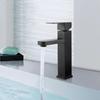 MDNG Square Black Painted Basin Faucet