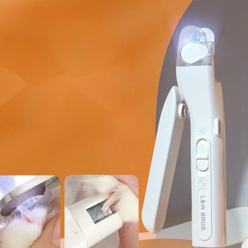 Cat Nail Clipper Grinder 2 In 1 Electric Automatic Trimmer Safe Anti Scratch Rechargeable Pet Grooming Tool For Cats Kittens
