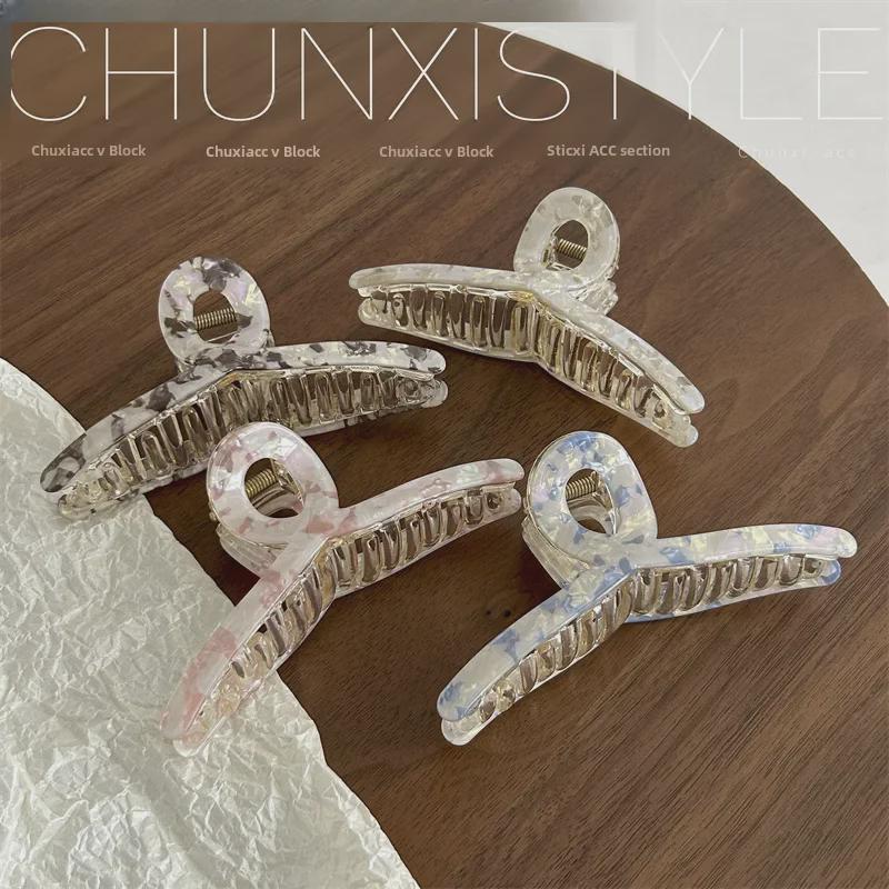 Summer Honey Tea Hair Clip: Gentle, Extra Large, Easy-to-Use Hair Claw for Full Hair