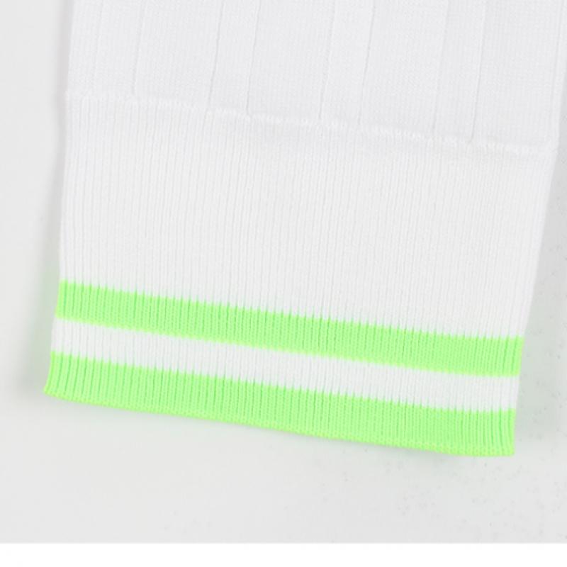 Zippor Women S Cotton Blend Ribbed Sweater Polo