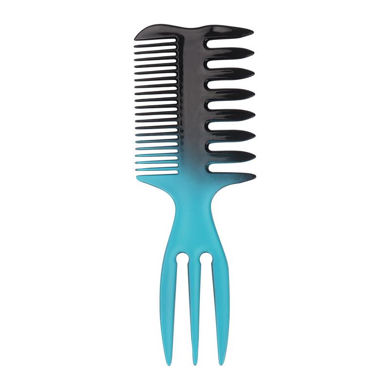 

Featured Gradient Blue Professional Double Side Tooth Combs Fish Bone Shape Hair Brush Man Hairstyling Tool