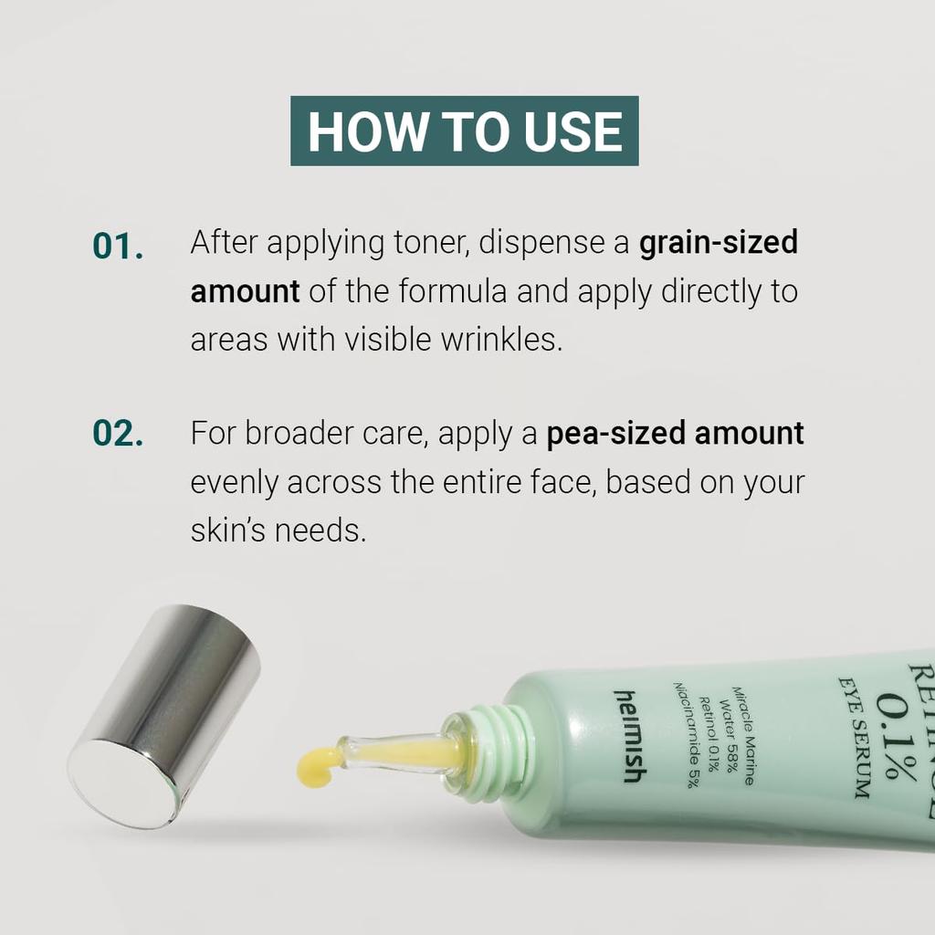 Heimish Marine Care Retinol 0.1% Eye Serum 30ml