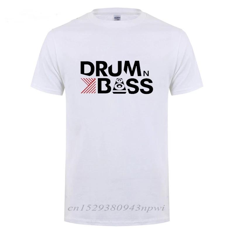 Drum N Bass T-Shirt Funny Birthday Gift For Male Short Sleeve Round Neck Cotton Streetwear Casual T Shirt Summer Tops Tee