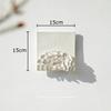 Blooming White Flower Wall Hanging Paintings Living Room Decoration Background Display Wall Mounted Floral Petals Ornaments