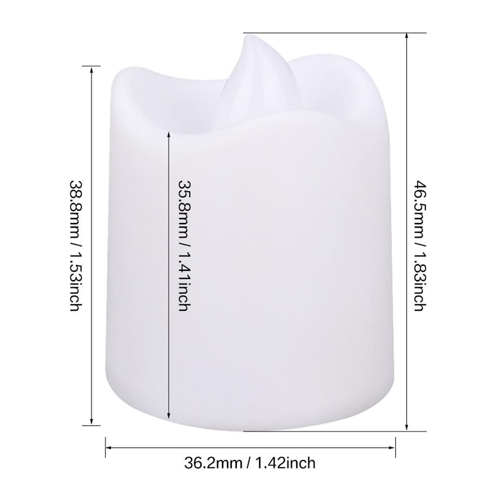 LED Flameless Votive Candles Battery Operated Xmas Halloween Decor