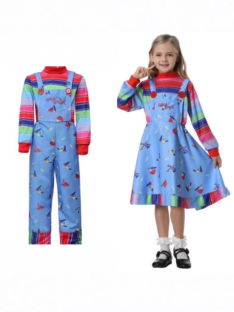 Chucky Series Halloween Ghost Doll Costume for Kids
