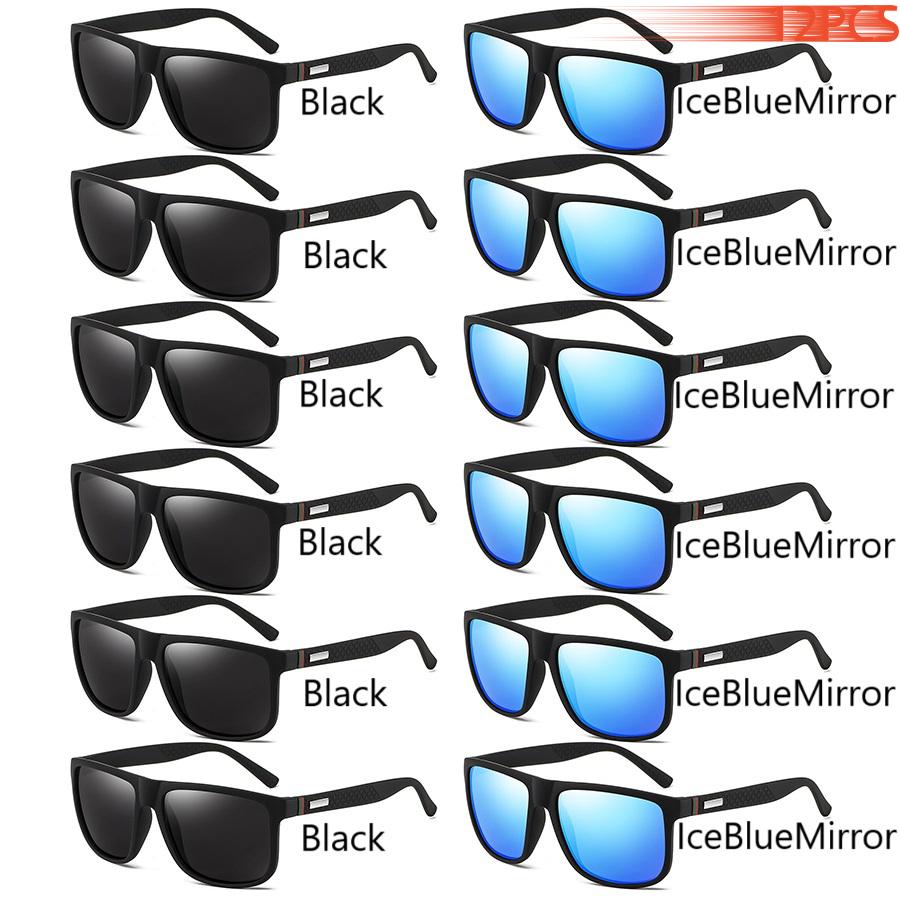 Stylish Retro Square Sunglasses Male Female Luxury Brand Design Men's Sun Eyeglasses Driving Fishing UV400 Eyewear Man