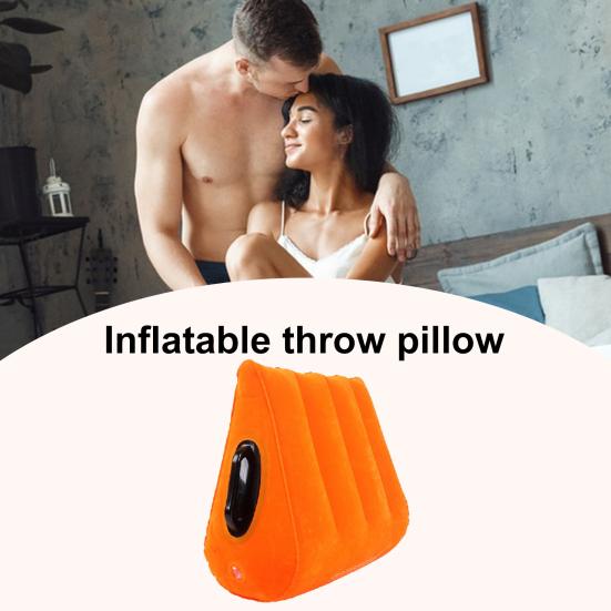 Sex Stuffed Pad Inflatable Triangle Pillow Armrest Edition Couple Sex Position Support Cushion Pad Rear-entry Pillow Adults Sex Product