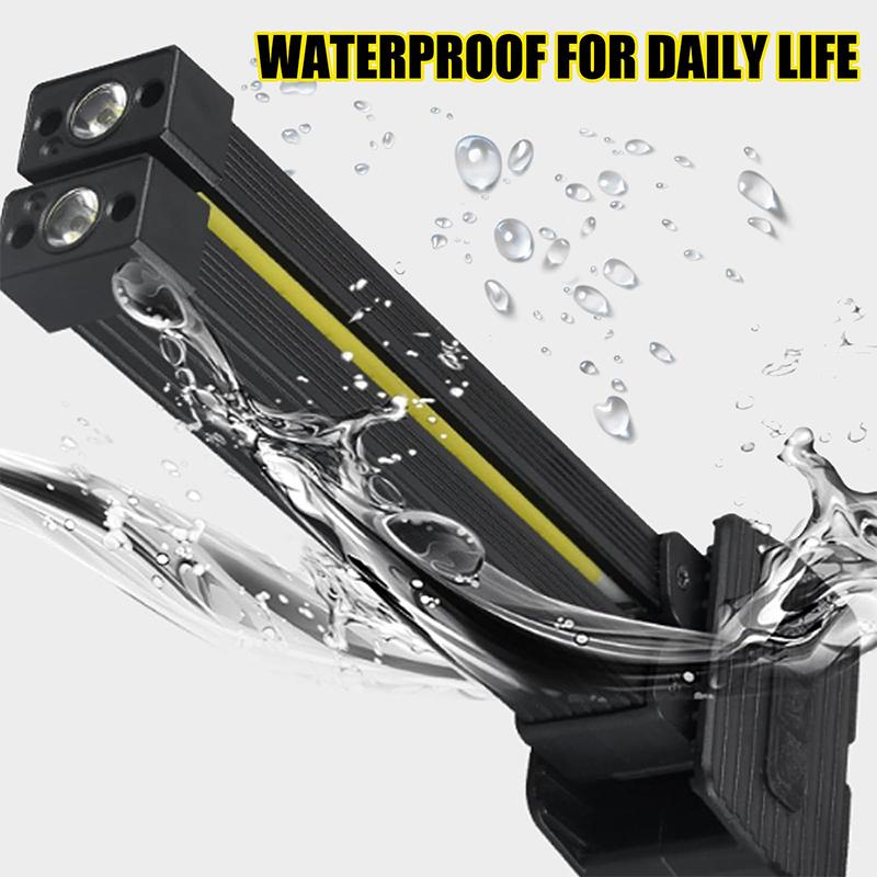 Gym Lamp For Posing,Portable Magnetic Led Flashlight With Hanging Hook,Waterproof Led 7Th Gear Dimming Gym For Posing