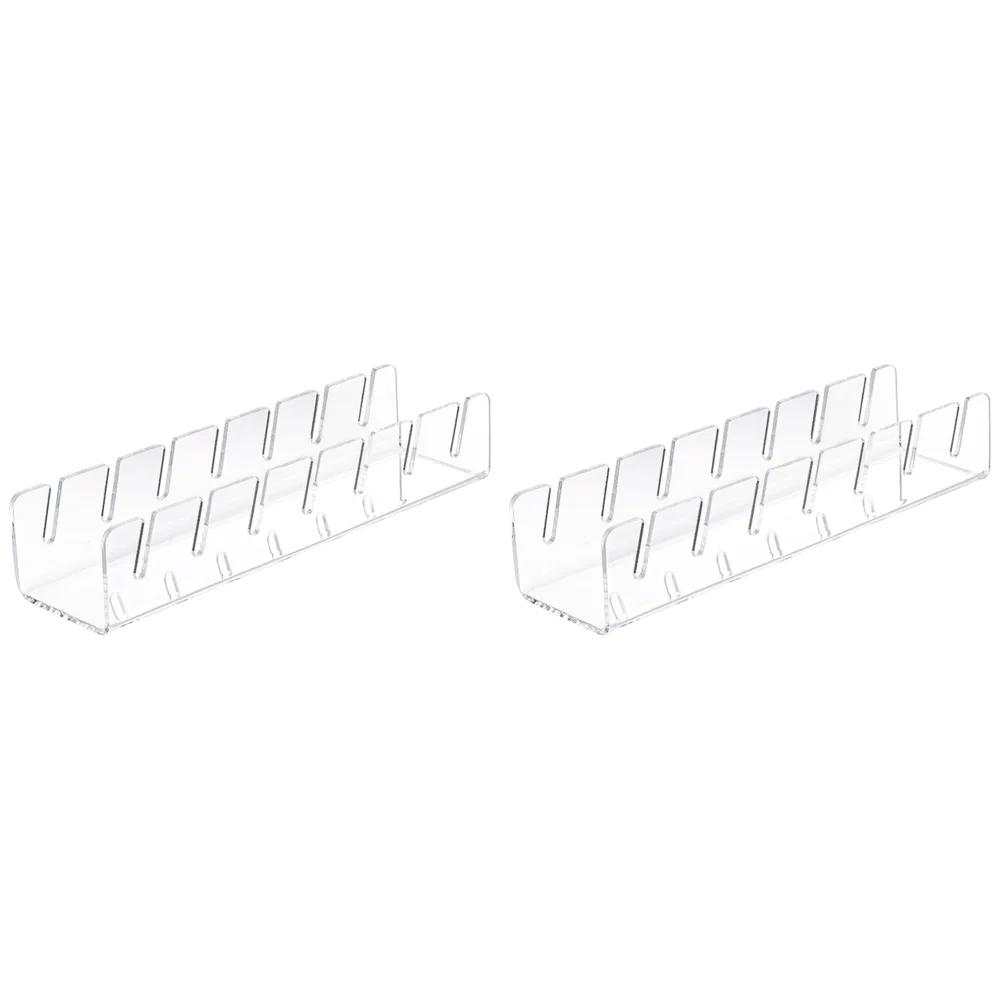 1/2Pcs Baseball Cap Display Rack 7-Holes Acrylic Hat Holder Organizer Caps Home Multi-Purpose Hanger Storage Racks Hats Stand