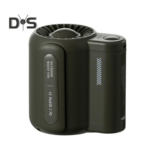 

Портативный вентилятор с зажимом на талии 4500 мАч Перезаряжаемый сильный воздушный поток Носимый вентилятор без рук Мини персональный вентилятор с зажимом для кемпинга Рыбалка Велосипед Путешествие Пляж зелёный