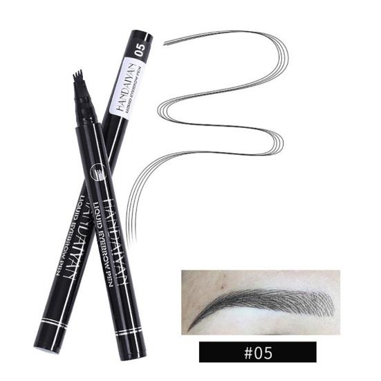 Vanntett gaffelspiss Brow Enhancer Stencil Makeup Langvarig