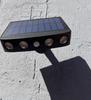 Waterproof Solar Wall Lamp: Outdoor Courtyard Light with Automatic Induction and Decorative Night Illumination.
