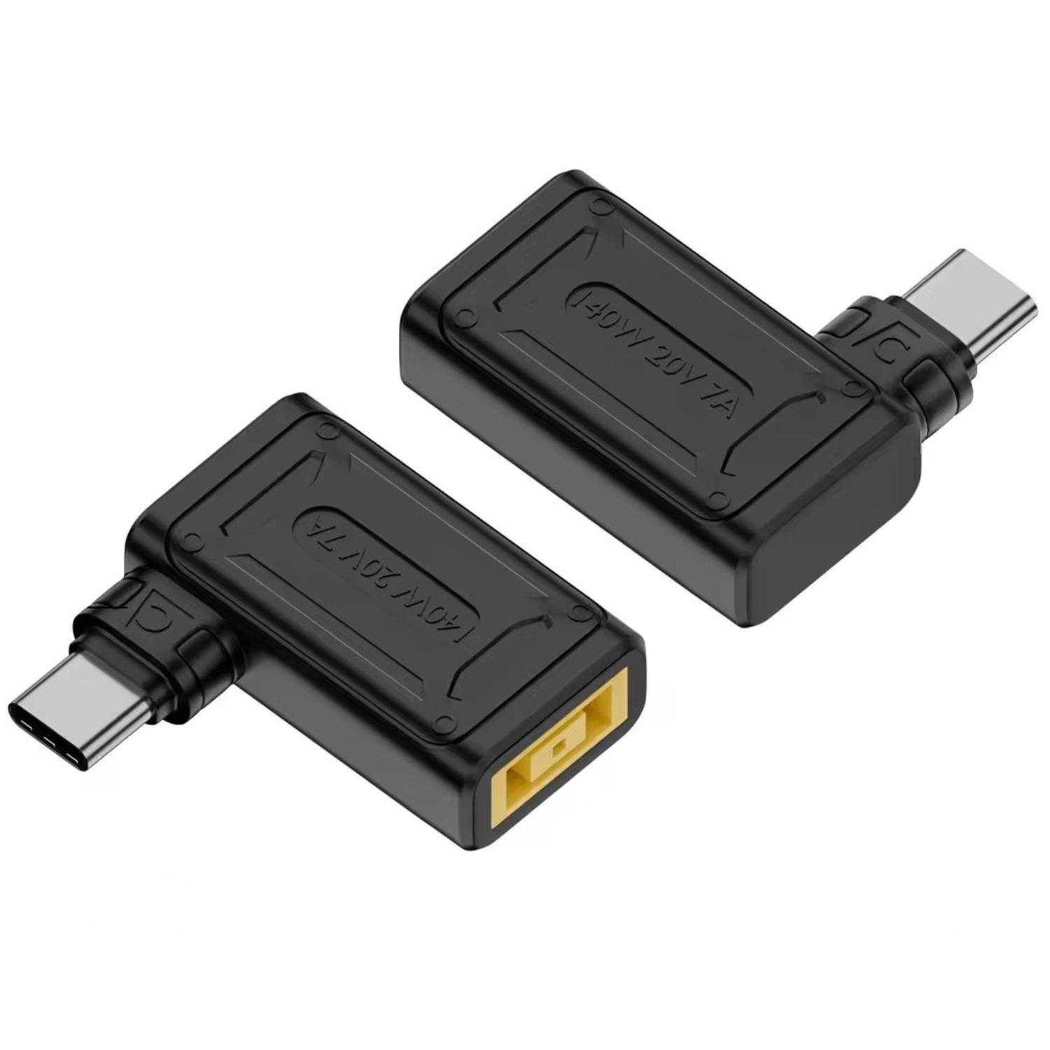 

Для Lenovo 1.1x4.5мм Гніздо до Type-C Штекер 140Вт Адаптер Живлення Конвертер для Заряджання As Shown A