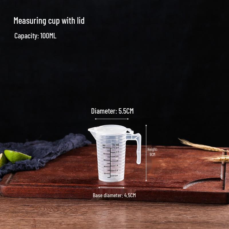 Graduated Measuring Cup Set - 1000ml & 5000ml Cylinders for Milk Tea Shop Equipment