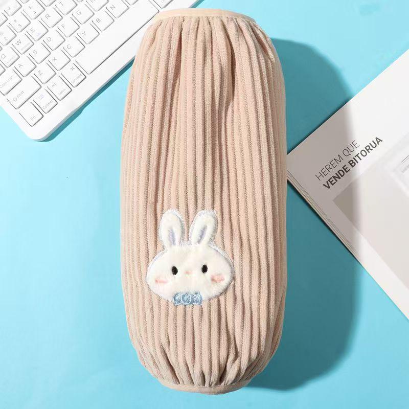 

Женские милые вельветовые нарукавники в корейском стиле: Длинные осенне-зимние рукава с защитой от пятен для работы или поездок на работу. One Size