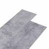 Self Adhesive Floor Plank Set 32 Pcs Cement Grey 4.46 M² PVC