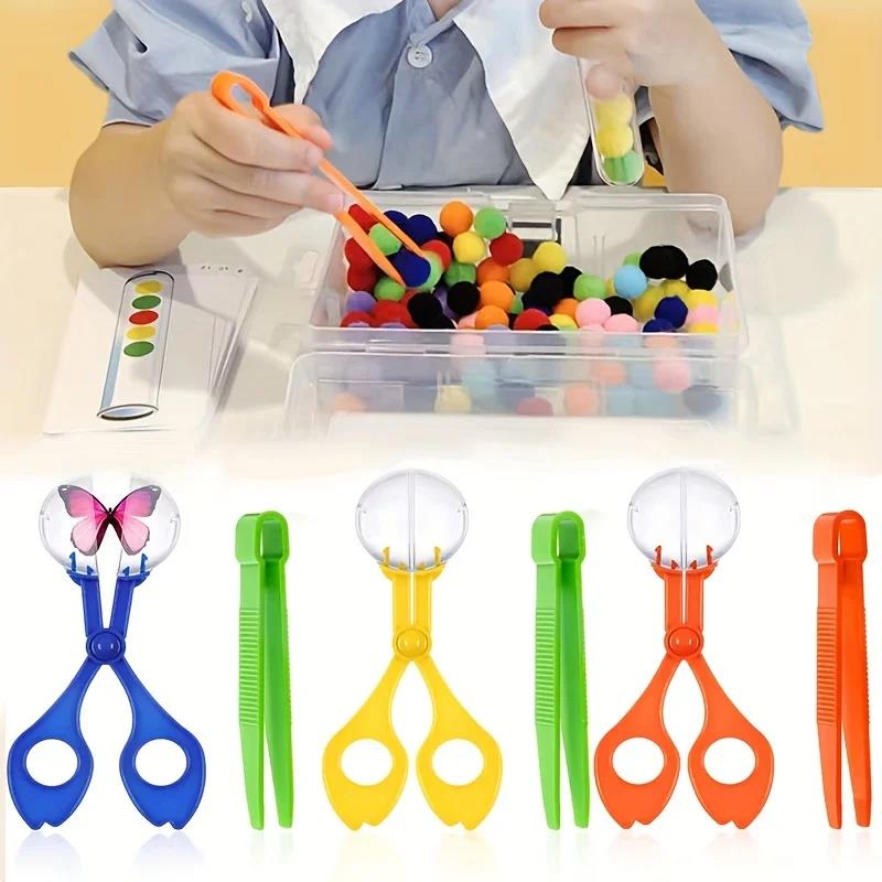 2025 New Practical Reptile Feeding Clamp, And Cleaning Tool Poop Scoop For Tortoise Frog Spider Cricket 1/2sets
