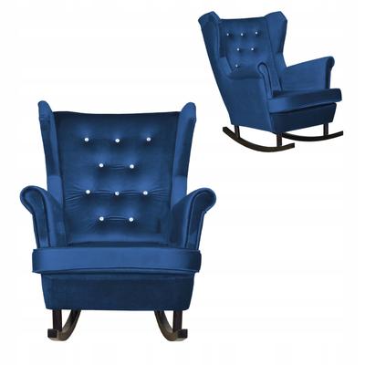 Diana Rocking Chair Scandinavian Family Furniture Indigo Blue
