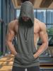 Mannen mouwloos hoodie basketbal training vest