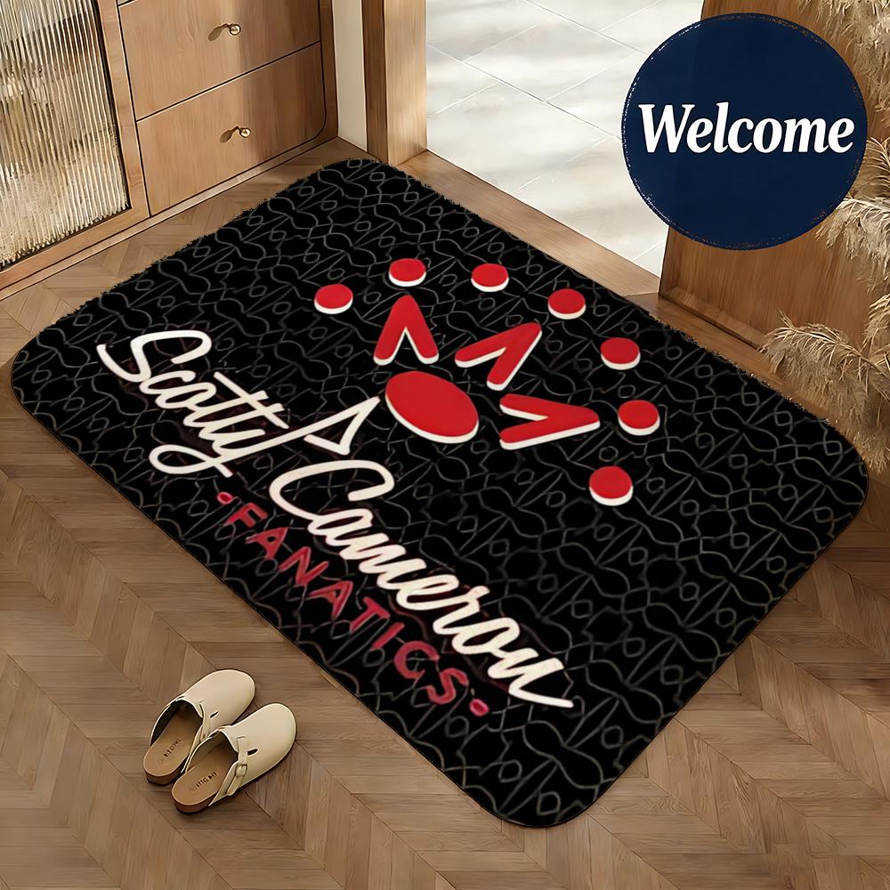 Soft Flannel Floor Mat Brand Scotty Cameron Floor Mat Non-Slip Absorbent Doormat Bathroom Bedroom Home Decor Rug