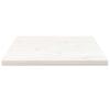 VidaXL Table Top White 50x50x2.5 Cm Solid Pine Wood 824376