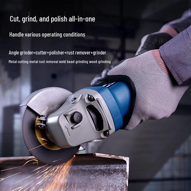 Dongcheng Industrial Grade Angle Grinder CN plug (adapter included)