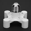 E27 LED Base Bulb Base E27 Socket E27 to 2/3/4/5/6 Bulb Head Light Socket Adapter Splitter Converter Screw Induction Lamp Holder