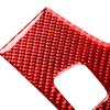 Red Carbon Fiber Center Control Trim Cover For Chevrolet Corvette C7 2014-