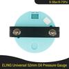 Waterproof 52mm Oil Pressure Gauge Meter 0-5Bar 0-75Psi 0-10Bar 0-145Psi with Red Backlight for Car Truck Boat Yacht 9-32V