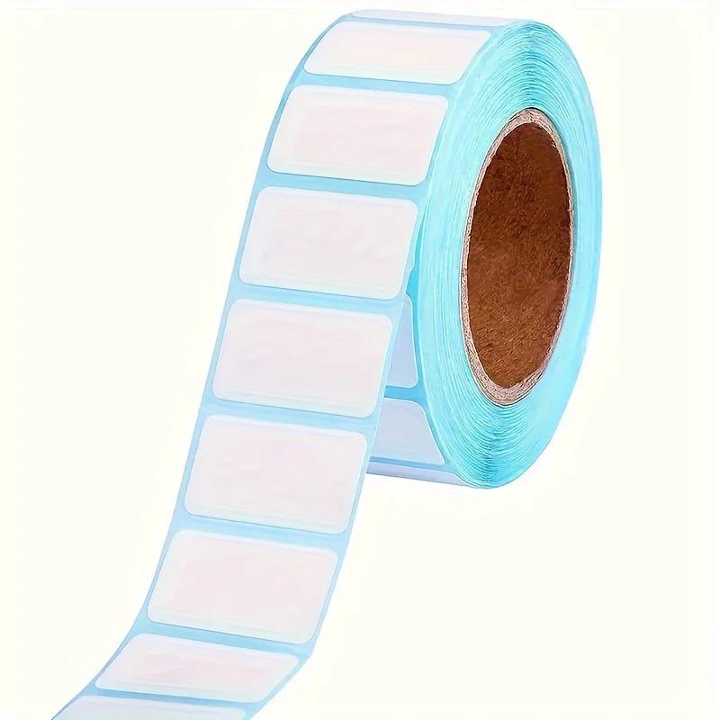 1 Roll/1000 Sheets Universal Self-Adhesive Labels, Thermal Label Stickers, Blank Labels, Waterproof Stickers