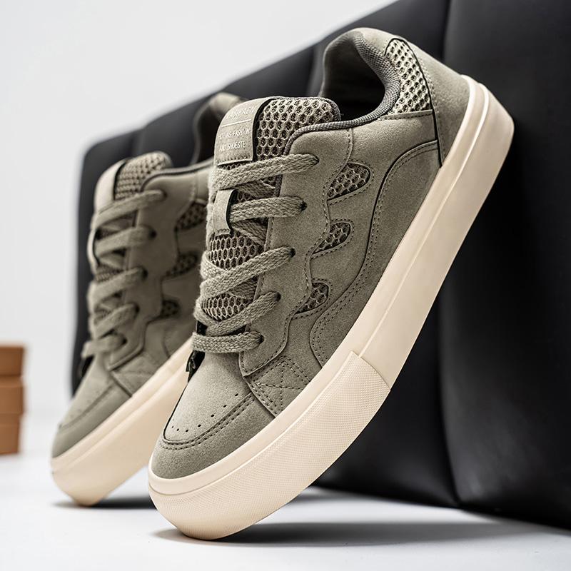 Breathable Comfortable Maillard Solid Color Low-Top Sneakers Casual Shoes  New Summer Breathable Season Comfortable Sneaker