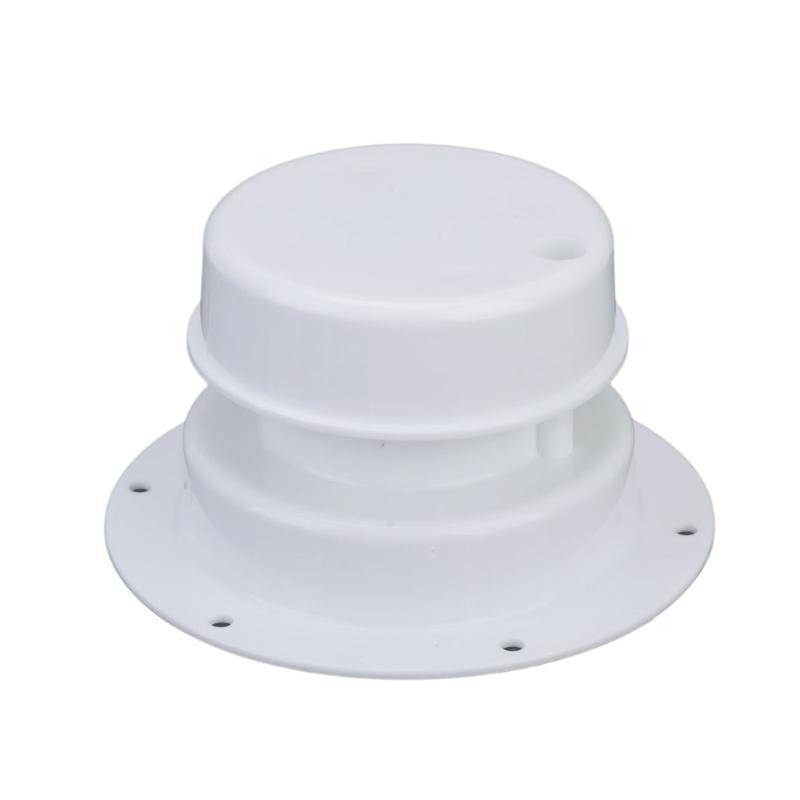 Plastic Marine Vent Cover Kit with Predrilled Flanges, Mesh Screens and Sealant for Recreational Vehicle or Boat Openings