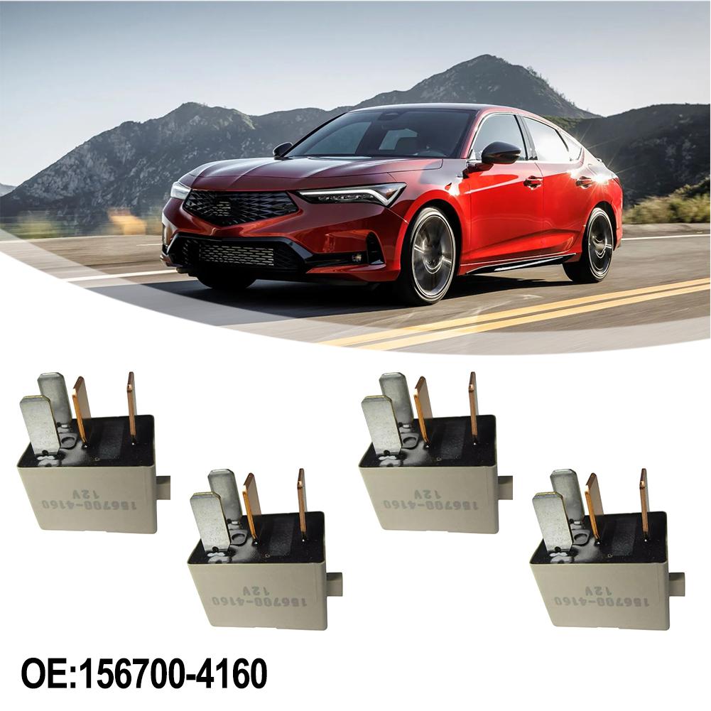 

Control Relay A C Compressor Relay Seamless AC Integration Plastic And Metal Material Easy tallation Design 4pcs