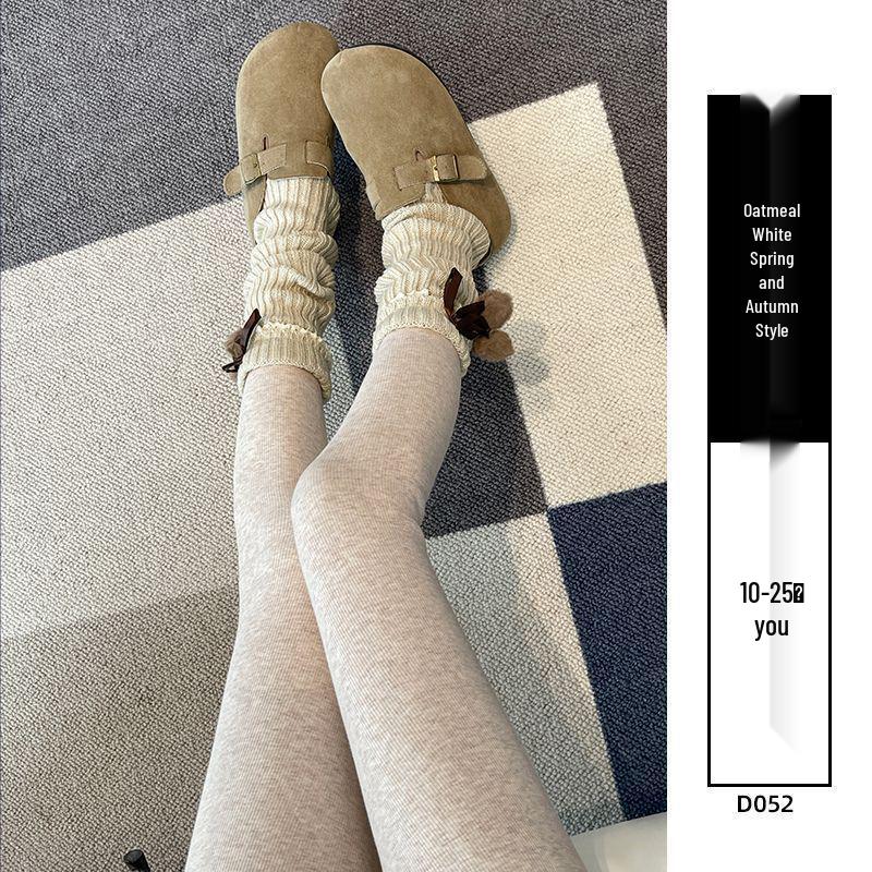 Women's High-Waisted Lambswool Leggings, Fleece-Lined and Thickened for Autumn/Winter, Slimming, Extra Warm, Plus Size, Northeast Style, Cotton Pants