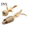 Interactive Pet Supplies for Multiple Cats Sisal Mouse Cat Toys, Feather Mice Kitten Chew Natural Toy Rope Rat Toys Teeth Cleaning, Indoor Self