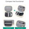2 Carrying Ways Digital Camera Case Lightweight Puffy Camera Insert Pouch Thickened Soft Storage Bag Outdoor Photography