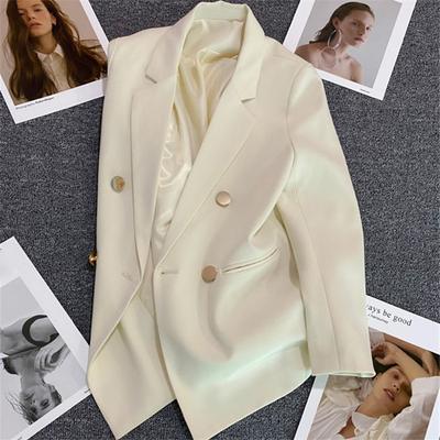 Women's Suit Coat Elegant Sports Casual Blazer Korean Fashion Luxury Jacket Spring Autumn Solid Color Ladies Clothing