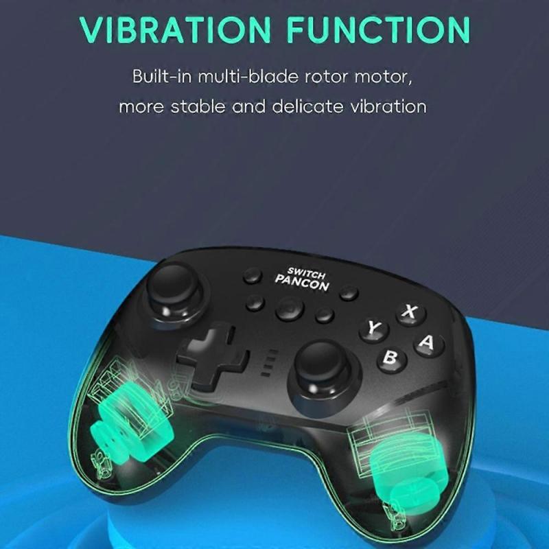 DATA FROG Bluetooth Gamepad 6-Axis Gyro Sensor Turbo Game Controller for Nintendo