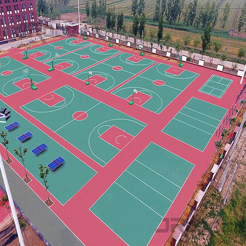 Silicon PU Basketball Court Material