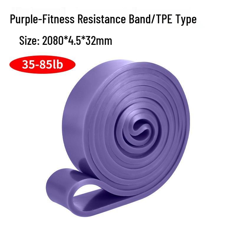 Prémiový TPE latexový elastický odporový pás pro jógu a fitness - ideální pro ramena, záda a boky