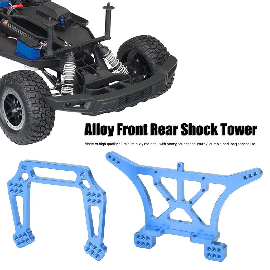 Alloy Front Rr Shock Tower for   Slash 2  1/10 RC Model Car Upgraded Parts