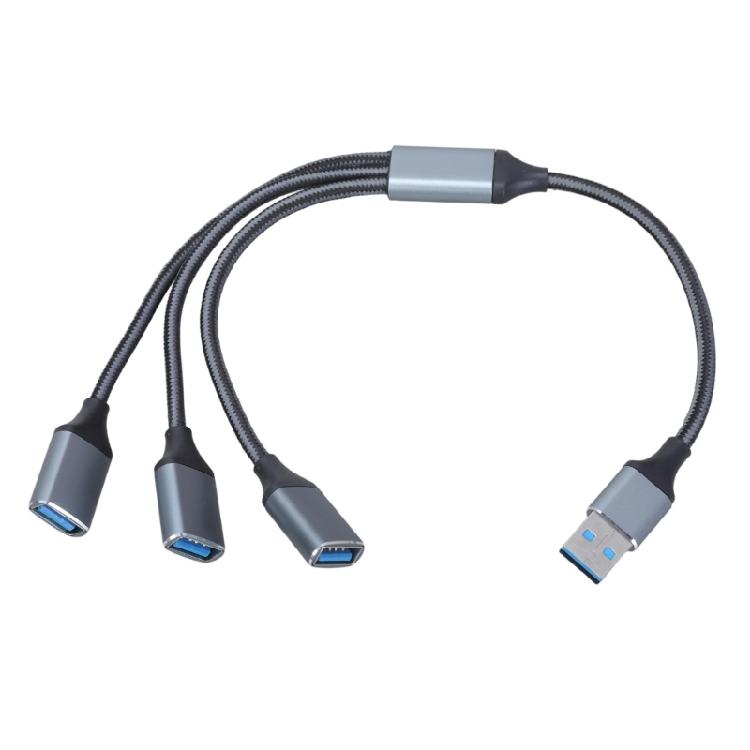 USB OTG Adapter with Power Supply 3 in 1 USB OTG Adapter USB to USB2.0 Multifunction Splitter Extension Cable