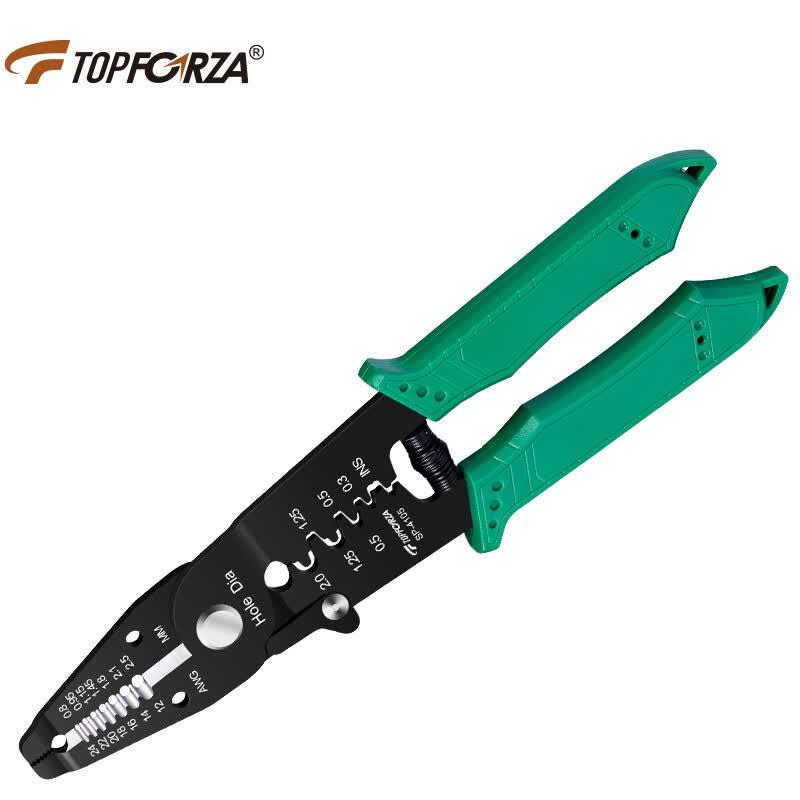 TOPFORZA SP-4105 7-in-1 Multi-function Wire Stripper Pliers