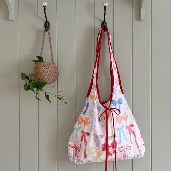 ribbon drawing eco bag