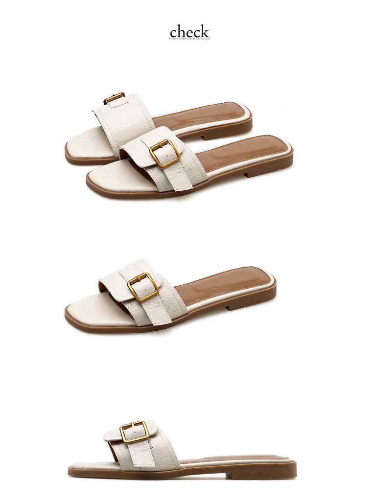 Sandale Plate de Vară Chic pentru Femei 2024 în Stil Hong Kong - Papuci Flip Flop Inspirați de Celebrități pentru Purtare în Aer Liber