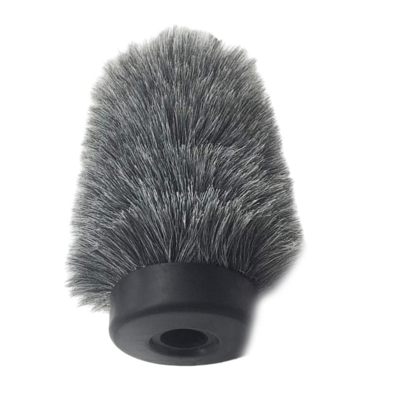 Microphone Windshield Sleeve, Synthetic Hair Material for Enhanced Sound Recording All Size Compatible