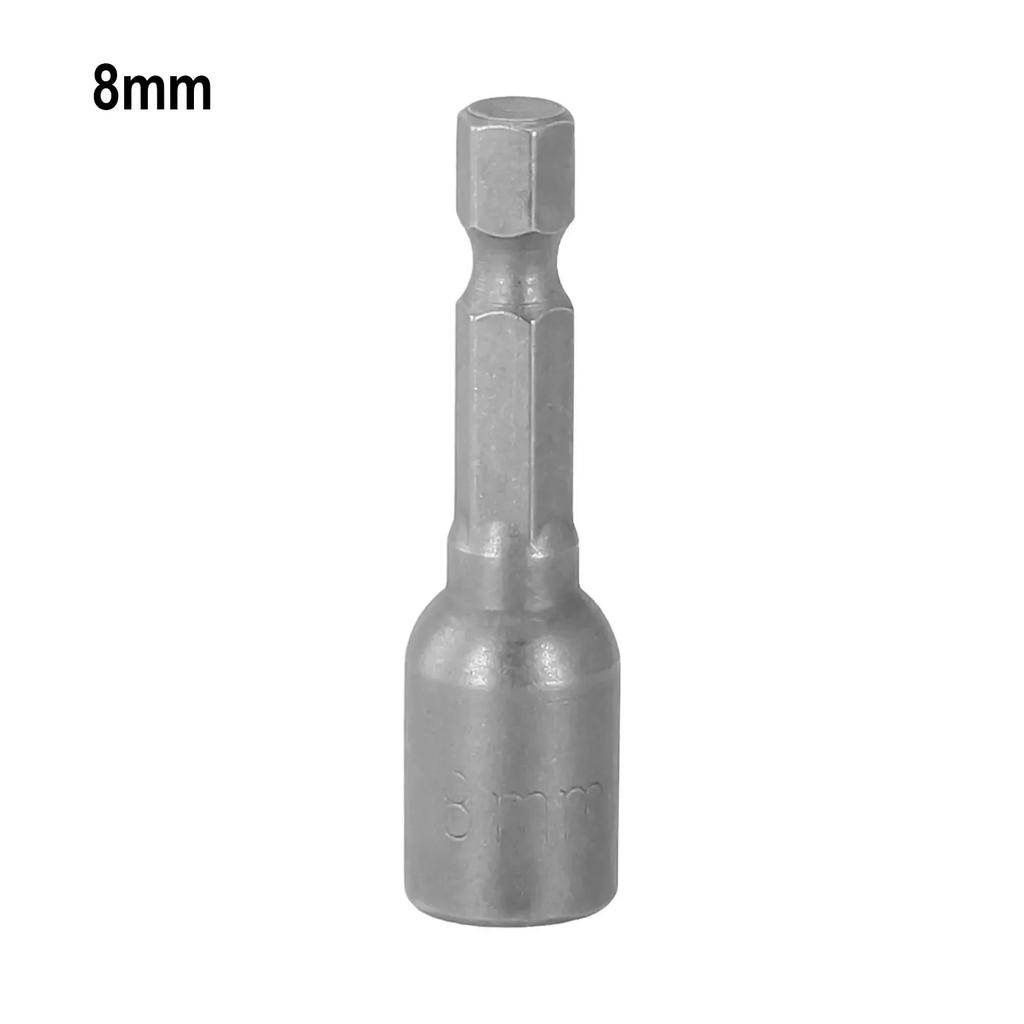 1ks 6-13mm Rázový nástrčný magnetický šroubovák na matice 1/4" šestihranná stopka Power maticový šroubovák Vrták Ruční nástroje 6/7/8/9/10/11/12/13mm
