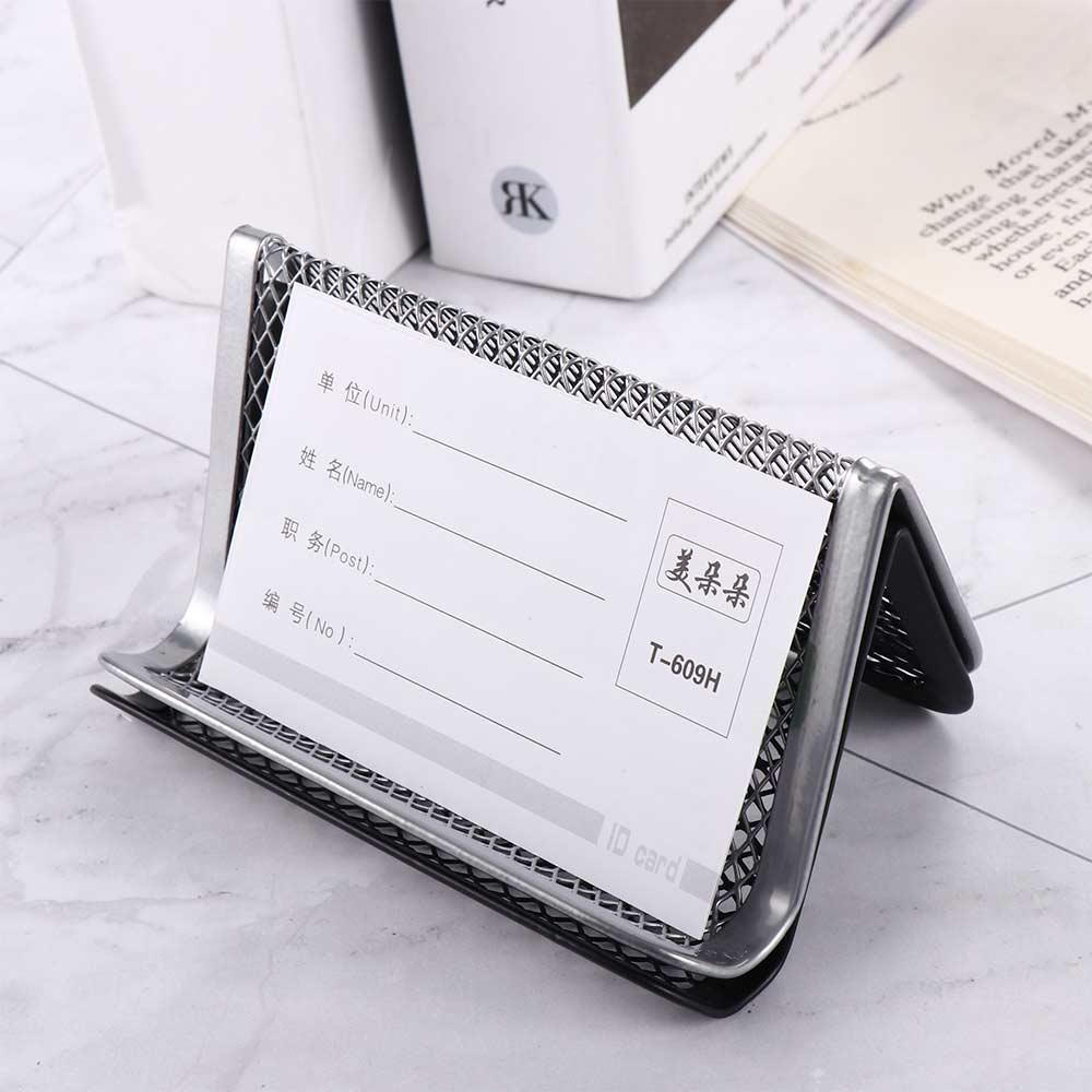 Desk Storage Stand Card Display Stands Name Card Holder Desk Business Holders Business Card Holder