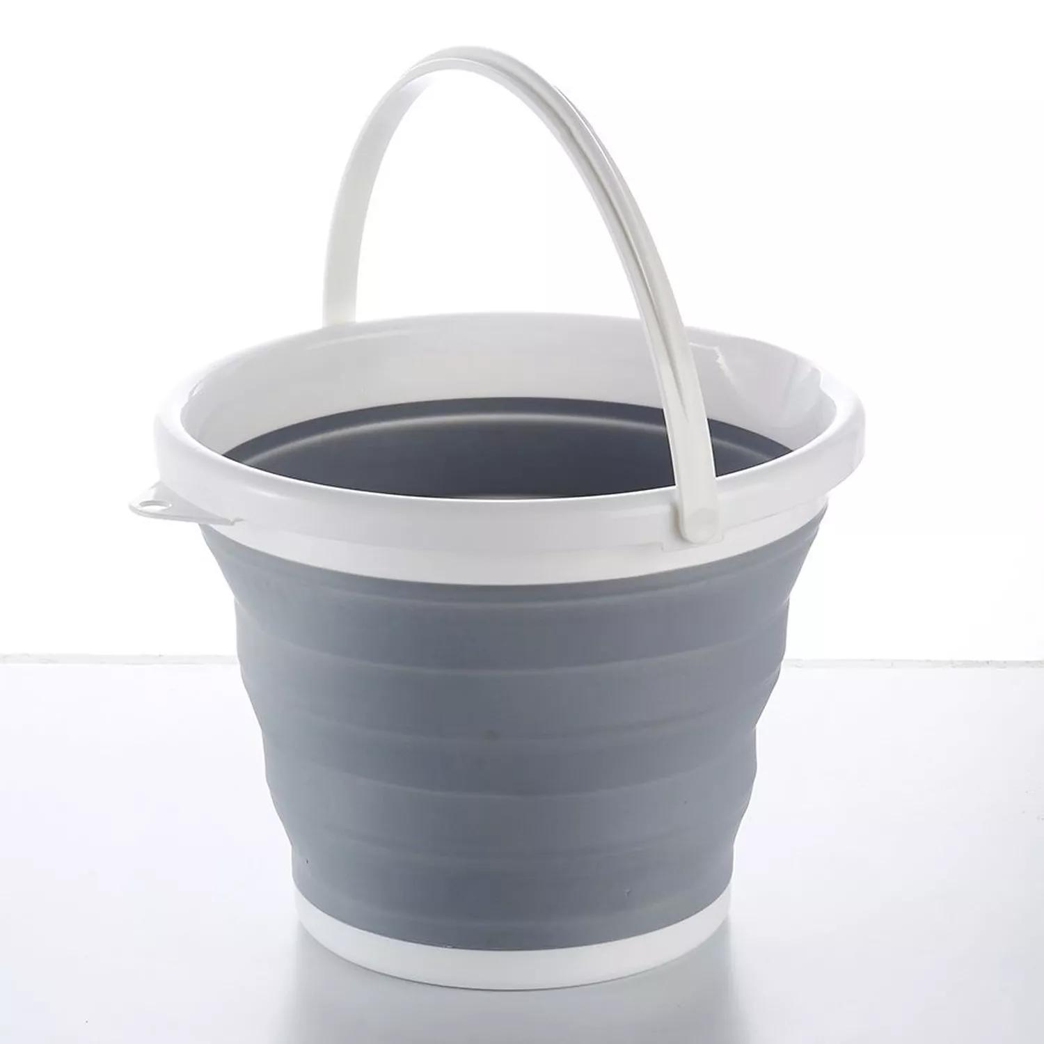 10L Multifunctional Folding Portable Water Bucket Silicon Car Wash Kitchen Outdoors Camping Tool Carden Buckets 10L
